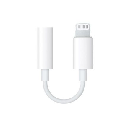 Apple MMX62ZM/A Lightning/3,5 Jack Blister Adapter - Fehér