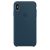 Apple iPhone XS Max MUJQ2ZM/A Liquid Silicon Hátlap - Sötétzöld