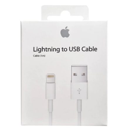 Apple MXLY2ZM/A 1M Lightning Blister Adatkábel - Fehér