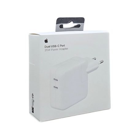 Apple MNWP3ZM/A  2XUSB-C 35W Blister Hálozati Töltő Adapter - Fehér