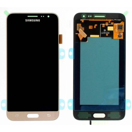 Samsung J3 2016 Original Lcd Kijelző + Érintő Panel - Arany