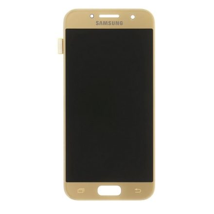 Samsung A3 2017 Original Lcd Kijelző + Érintő Panel - Arany