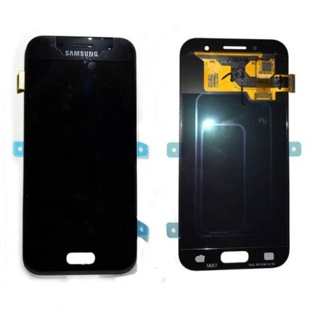 Samsung A3 2017 Original Lcd Kijelző + Érintő Panel - Fekete