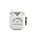 Apple Airpods 1/2 KARL LAGERFELD KLACA2SILRSGWH Liquid Silicon Tartó - Fehér