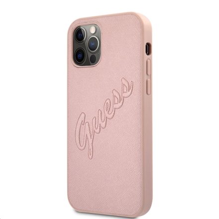 iPhone 12 Pro Max GUESS GUHCP12LRSAVSRG Hátlap - Rose Gold