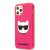 Apple iPhone 12 Pro Max KARL LAGERFELD KLHCP12LCHTRP Hátlap - Rózsaszín