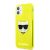 Apple iPhone 11 KARL LAGERFELD KLHCN61CHTRY TPU Hátlap - Sárga
