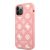 Apple iPhone 12 Pro Max GUESS GUHCP12LLSPEWPI Liquid Silicon Hátlap - Rózsaszín
