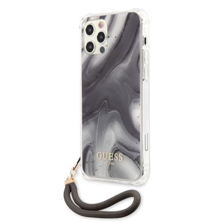Apple iPhone 12 Pro Max GUESS GUHCN12LKSMAGR TPU Hátlap - Szürke