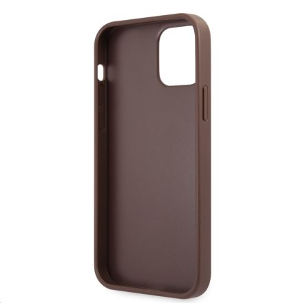 Apple iPhone 12 Pro Max GUESS GUHCP12L4GMGBR Hátlap - Barna