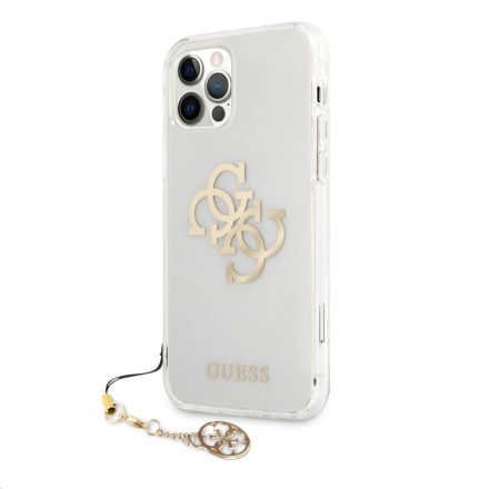 Apple iPhone 12 Pro Max GUESS GUHCP12MKS4GGO TPU Hátlap - Arany