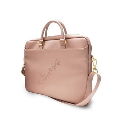 GUESS GUCB15PUSASPI 15.4'' Notebook/Tablet Táska - Rózsaszín
