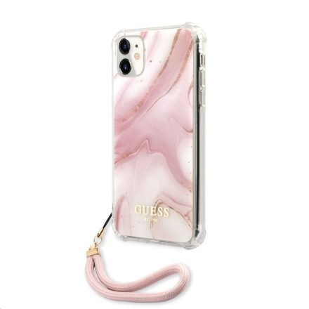 Apple iPhone 11 GUESS GUHCN61KSMAPI TPU Hátlap - Rózsaszín