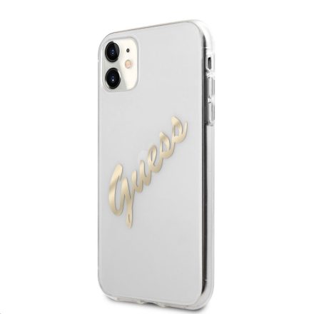Apple iPhone 11 GUESS GUHCN61KTRSVGO Hátlap - Arany