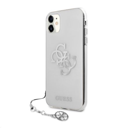 Apple iPhone 11 GUESS GUHCN61KS4GSI TPU Hátlap - Ezüst