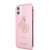 Apple iPhone 11 GUESS GUHCN61PCGL4GPI Glitter TPU Hátlap - Rózsaszín