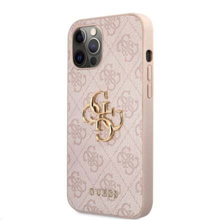 Apple iPhone 12 Pro Max GUESS GUHCP12L4GMGPI Hátlap - Rózsaszín