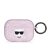 Apple Airpods Pro KARL LAGERFELD KLAPUCHGP Glitter TPU Tartó - Rózsaszín