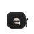 Apple Airpods 3 KARL LAGERFELD KLACA3SILKHBK Liquid Silicon Tartó - Fekete