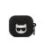 Apple Airpods 3 KARL LAGERFELD KLACA3SILCHBK Liquid Silicon Tartó - Fekete