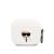Apple Airpods 3 KARL LAGERFELD KLACA3SILKHWH Liquid Silicon Tartó - Fehér