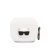 Apple Airpods 3 KARL LAGERFELD KLACA3SILCHWH Liquid Silicon Tartó - Fehér