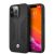 Apple iPhone 13 Pro BMW BMHCP13LRSCSK Bőr Hátlap - Fekete