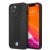 Apple iPhone 13 BMW BMHCP13MRPSLK Bőr Hátlap - Fekete