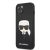 Apple iPhone 13 KARL LAGERFELD KLHCP13MSAKHBK Hátlap - Fekete