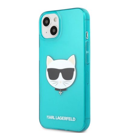Apple iPhone 13 KARL LAGERFELD KLHCP13MCHTRB Hátlap - Kék