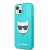 Apple iPhone 13 KARL LAGERFELD KLHCP13MCHTRB Hátlap - Kék