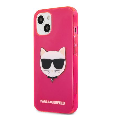 Apple iPhone 13 KARL LAGERFELD KLHCP13MCHTRP Hátlap - Rózsaszín