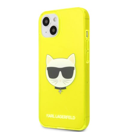 Apple iPhone 13 KARL LAGERFELD KLHCP13MCHTRY Hátlap - Sárga