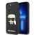Apple iPhone 13 Mini KARL LAGERFELD KLHCP13SKH3DBK Hátlap - Fekete