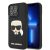 Apple iPhone 13 Pro KARL LAGERFELD KLHCP16XSANKCPK Hátlap - Fekete