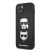 Apple iPhone 13 KARL LAGERFELD KLHCP13MSAKICKCBK Hátlap - Fekete