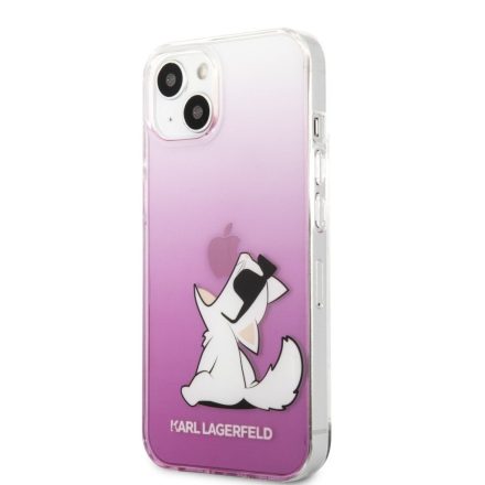 Apple iPhone 13 KARL LAGERFELD KLHCP13MCFNRCPI TPU Hátlap - Rózsaszín