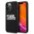 Apple iPhone 13 Pro Max KARL LAGERFELD KLHCP13XSLKLRBK Hátlap - Fekete