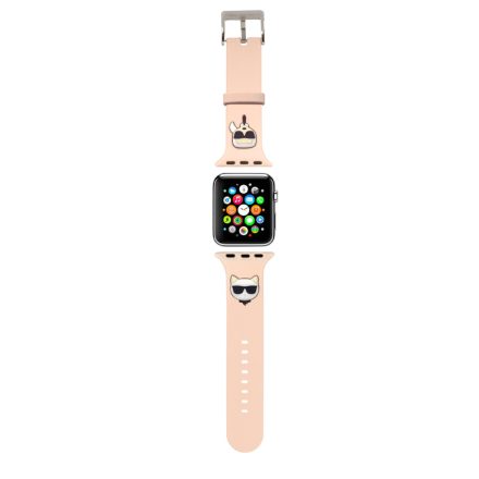 Apple iWatch Karl Lagerfeld KLAWMSLCKP 38/40mm óraszíj - Rózsaszín