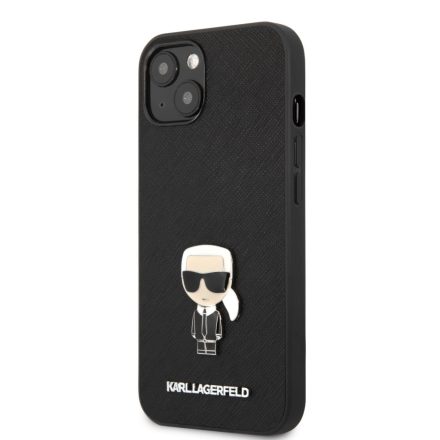 Apple iPhone 13 KARL LAGERFELD KLHCP13MIKMSBK Hátlap - Fekete