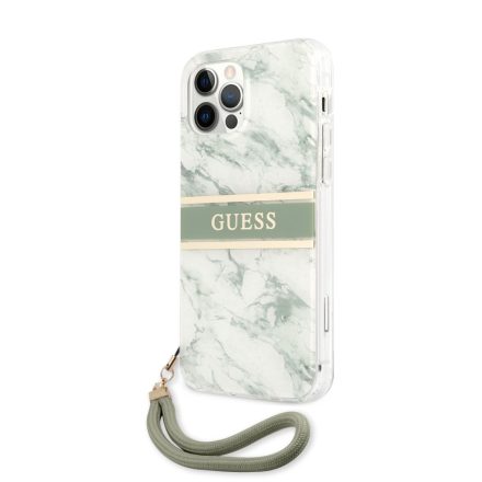 Apple iPhone 12/12 Pro GUESS GUHCP12MKMABGN TPU Hátlap - Zöld