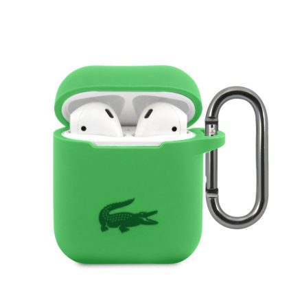 Apple Airpods 1/2 Lacoste LCA2SN Liquid Silicon Tartó - Zöld