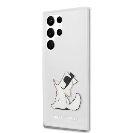 Samsung S22 Ultra KARL LAGERFELD KLHCS22LCFNRC TPU Hátlap - Átlátszó