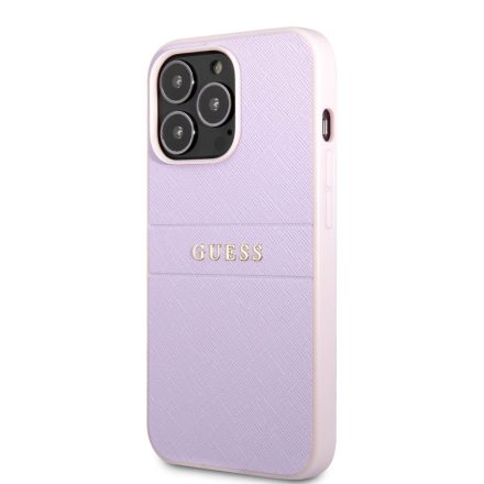 Apple iPhone 13 Pro GUESS GUHCP13LPSASBPU Hátlap - Lila