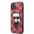 Apple iPhone 13 KARL LAGERFELD KLHCP13MPMNIKPI Hátlap - Piros
