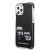 Apple iPhone 12/12 Pro KARL LAGERFELD KLHCP12MTPEKCK TPU Hátlap - Fekete