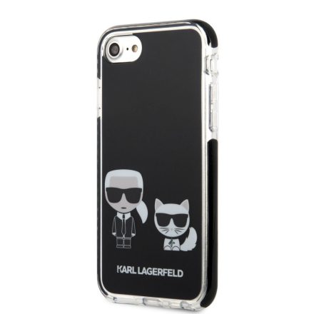Apple iPhone 7/8/SE2 KARL LAGERFELD KLHCI8TPEKCK TPU Hátlap - Fekete
