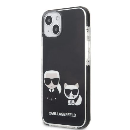 Apple iPhone 11/XR KARL LAGERFELD KLHCN61TPEKCK TPU Hátlap - Fekete