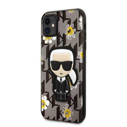 Apple iPhone 11/XR KARL LAGERFELD KLHCN61PMNFIK1 Hátlap - Szürke