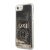 Apple iPhone 7/8/SE 2020/SE 2022 KARL LAGERFELD KLHCPI8LGGKBK Liquid Glitter TPU Hátlap - Fekete